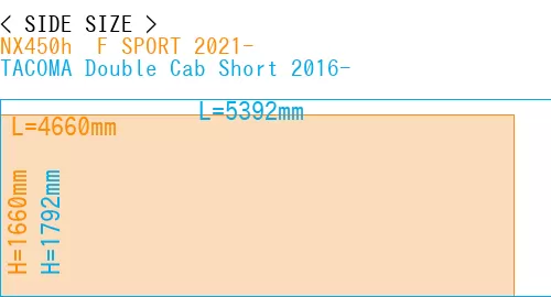 #NX450h+ F SPORT 2021- + TACOMA Double Cab Short 2016-